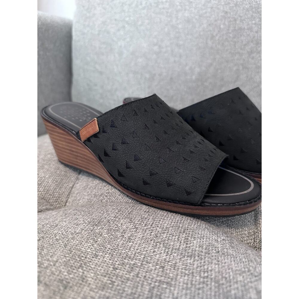 Pendleton Womens Black Peconic Wedge Sandals - Size: 8 - Picture 2 of 5